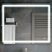 Corozo Зеркало Барго 100x80 с часами